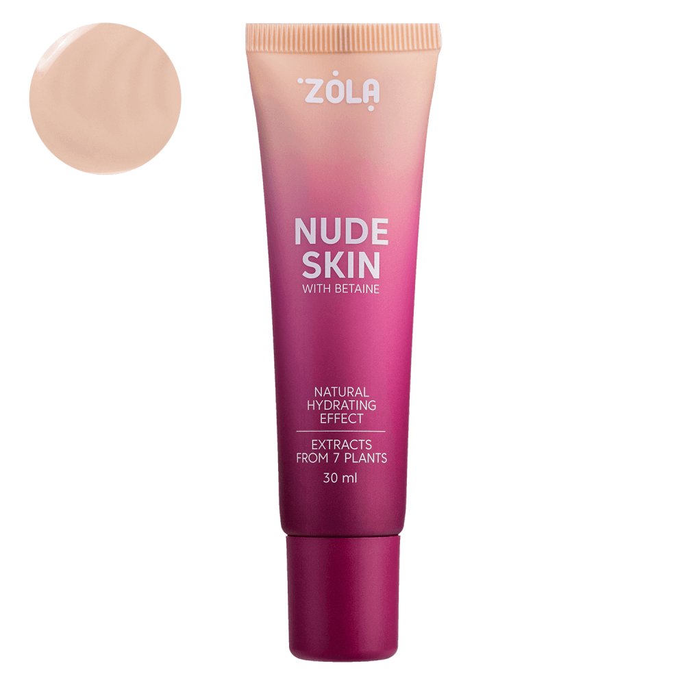 ZOLA Nude Skin Foundation 01 Light – For Fair Skin