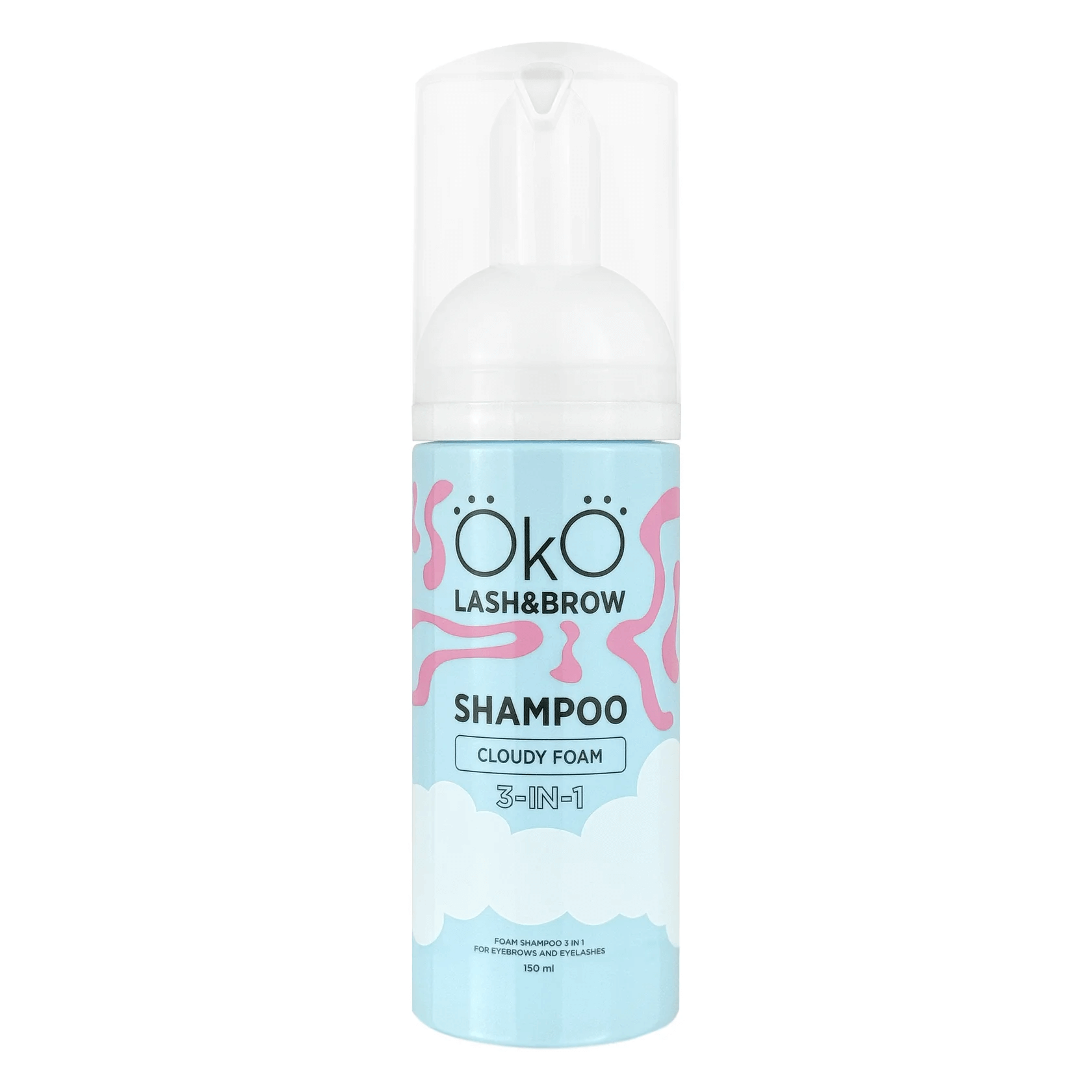 3-in-1 Shampoo Foam OKO Cloudy Foam, 150 ml