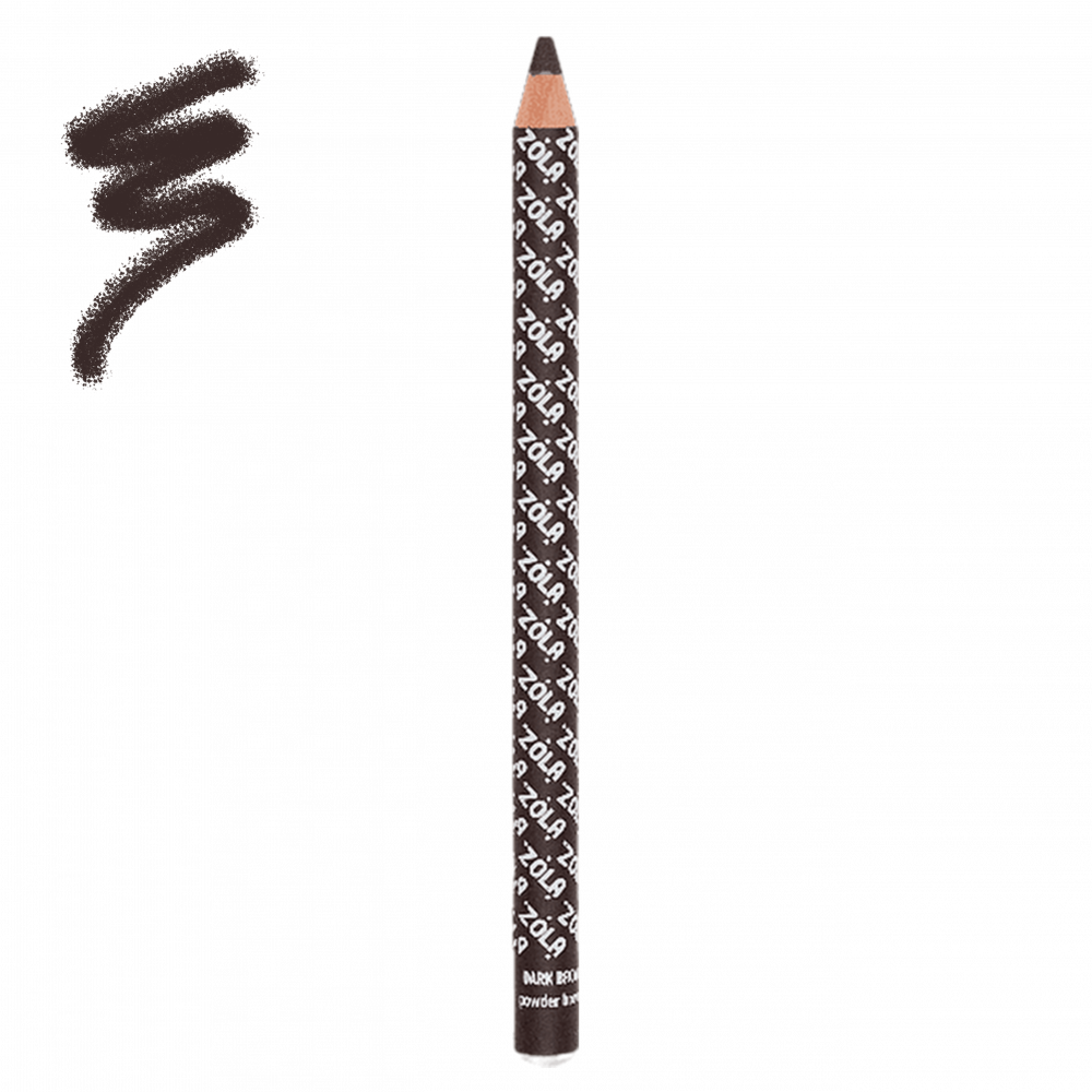 ZOLA Powder Brow Pencil Dark Brown