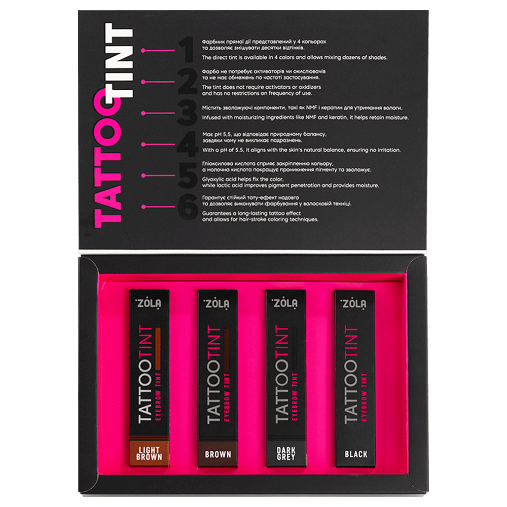 ZOLA TATTOO TINT Set