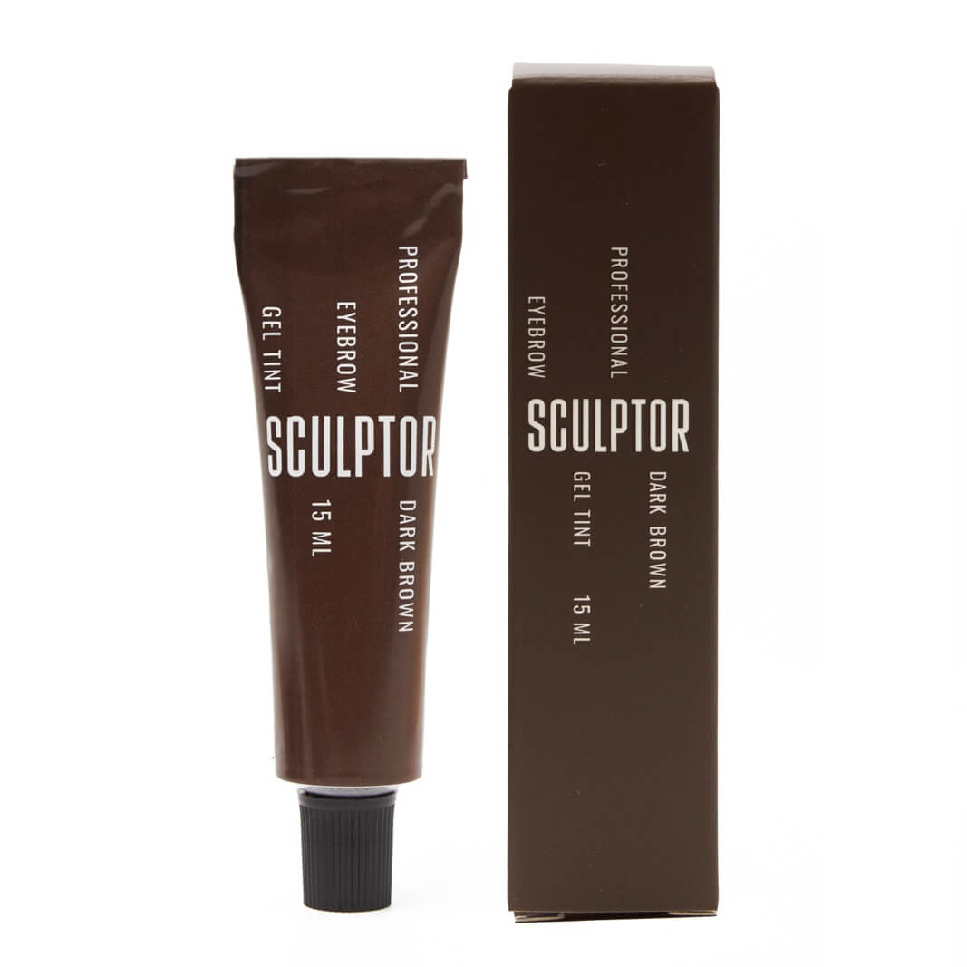 Sculptor Dark Brown Eyebrow Gel Tint – Deep, Lasting Color 15 ml