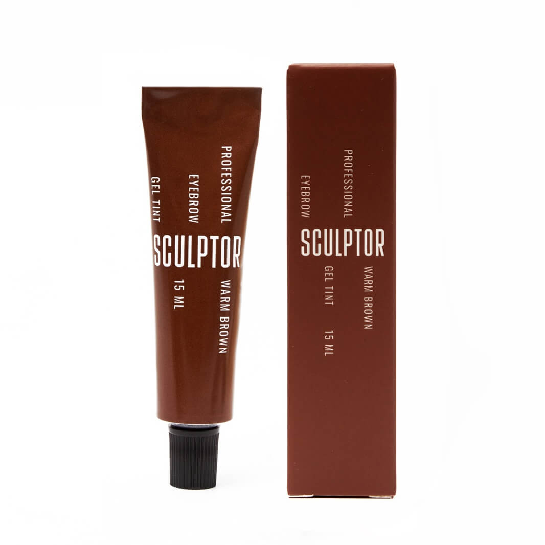 Sculptor Warm Brown Eyebrow Gel Dye – Natural Tint 15 ml