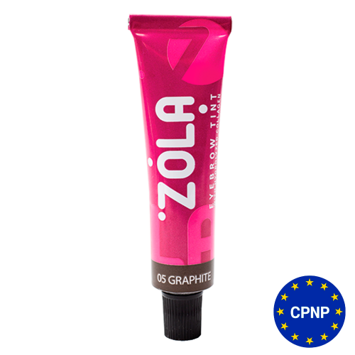 ZOLA Eyebrow Tint with Collagen – 15 ml, Shade 05 Graphite